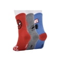 thumbnail image 5 of Spidey Boys Crew Socks, 3-pack, Sizes L, 5 of 6
