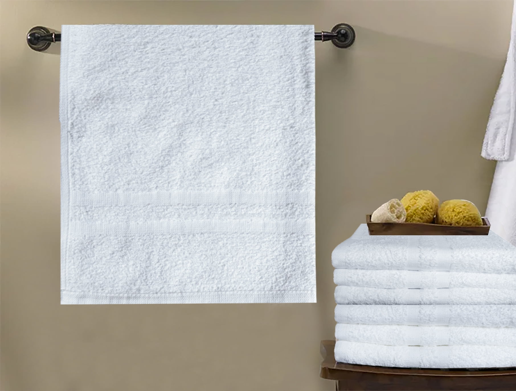Wholesale 16 x 27 ultra Soft Hand Towels (36 pcs) - Alpha Cotton