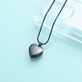 thumbnail image 5 of Heart With Crystal Setting Cremation Pendant Small Urns For Ashes Urn Necklace, 5 of 6