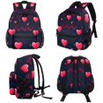 thumbnail image 4 of Valentine's Day Love ECG Cute Book Bag with Adjustable Shoulder Strap, Large Capacity, Printed Design - Cute Accessories Backpack, 4 of 6