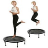 40 in Mini Foldable Rebounder Fitness Trampoline +Safety Pad For Adult
