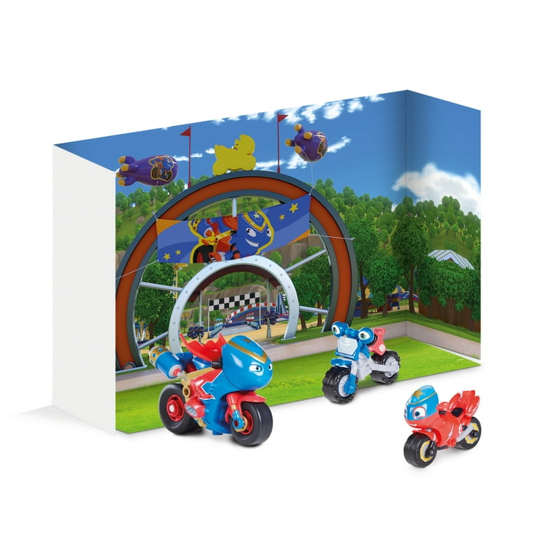 Pack aventures - ricky zoom, vehicules-garages