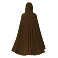 thumbnail image 4 of Hvyesh Renaissance Hooded Cape Vintage Medieval Cloak with Hood Halloween Costume, 4 of 4