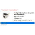 thumbnail image 2 of Headlight Adjusting Motor - Compatible with 2006 BMW 330i, 2 of 2