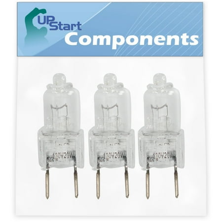 

3-Pack 4713-001165 Microwave Halogen Light Bulb Replacement for Samsung ME18H704SFW/AA-0000 Microwave - Compatible with Samsung 4713-001165 Light Bulb