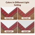 thumbnail image 7 of Design&I 8'x10' Washable Area Rug Decorations Plaid Tartan Gingham Border Door Under Doormat Layering for Living Room, Family Extra Large Skid-Resistant Low Profile, 7 of 7