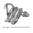 thumbnail image 3 of Anillos de tamaño ajustable, anillo de amistad de tendencia, accesorios Unisex, suministro de joyería de aleación, adornos de ropa de Ropa, zapatos y accesorios Miscelánea Aros Dobles/Plata Minnieouse AP010677-04B, 3 of 6