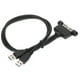 thumbnail image 5 of Cable de extensión USB de doble puerto con deflector externo y orificio para tornillo de oreja (50 cm), 5 of 14