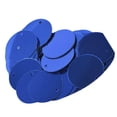 thumbnail image 2 of Lipstore 85 Pcs Paillettes Rondes Plates 20mm, Paillettes Rondes avec Trou, Accessoires de Coiffe DIY, pour Mariage, Tricot, Femmes Bleu, 2 of 8