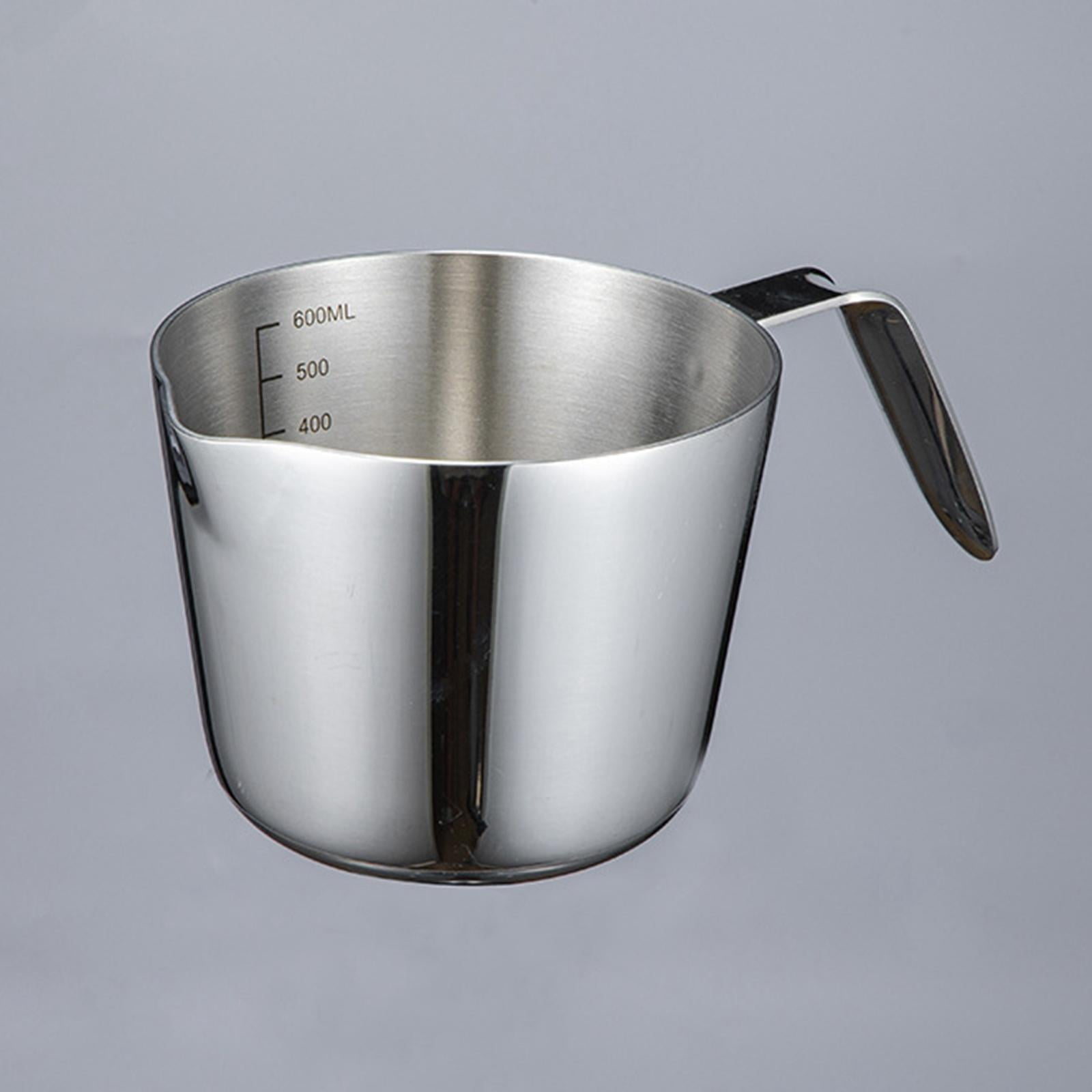 Fiocias Accurate Milk Frother Cup Durable Milk Frothing Pitcher Jug for Tea Coffee Sugar