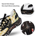 thumbnail image 7 of Lemons And Leaves on A Yellow And White Background Walking Shoes for Men Woman Lightweight Tennis Fashion Elastic Sports Shoes Cushion Basketball Shoes, 7 of 7
