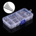 thumbnail image 4 of LHCER Repair Tool Accessory,160pcs M3 SS304 Stainless Steel Metric Thread Hex Socket Cap Head Screws Bolts,Hex Socket Screws, 4 of 8