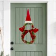 thumbnail image 7 of EUDIDV Festive String Lights Christmas Wreath Outdoor,Christmas Wreath, Prelit Christmas Wreath With Lights Small Artificial Xmas Wreath ,Winter Snowflake Christmas Wreath For Door Hanging XmasLights, 7 of 7