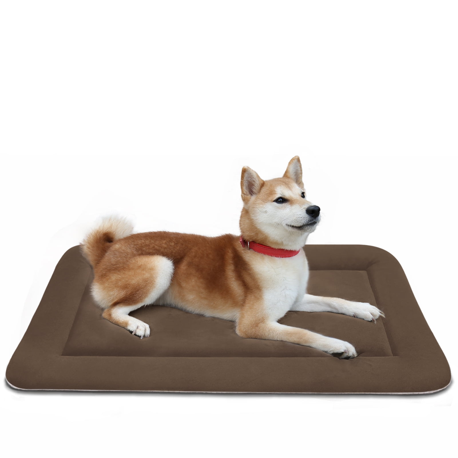 PROCIPE Large Dog Bed Crate Mat 35" Washable Pet Beds AntiSlip Kennel