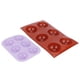 thumbnail image 3 of Juego de 2 moldes de silicona semicirculares para chocolate y postres para cocina creativa DIY para hornear, 3 of 8