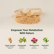 Snap Supplements Energy and Metabolism Herbal Complex, 60 Capsules, 2-Pack, Dietary Supplement for Adults, Convenient Daily Capsule Formula, Designed for daily energy and metabolic wellness