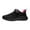 Black, variant on HUANBAI Boys' Breathable Sneakers With Strap Comfortable Running Shoes For Kids Lightweight Casual Sports Footwear 4.5-5 Years