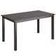CorLiving Atwood 55" Table à Manger, Cappuccino – image 1 sur 4