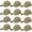 Beige, variant on Wholesale 12-Pack Plain Baseball Cap Adjustable Solid Blank Curved Sun Visor Ball Hat White