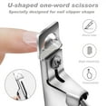 thumbnail image 5 of Nail Clipper, Fake Nail Clippers for Acrylic Nails False Nails Cutter Nail Tip Trimmer for Artificial Nail Manicure Tools - Gold, 5 of 5