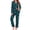 Green-Gnome Halloween, variant on Weekease Two Piece Halloween Pajamas for Women Set Button up Long Sleeve Tops Long Pants Printed Sleepwear Lightweight Fall Nightwear with Pockets