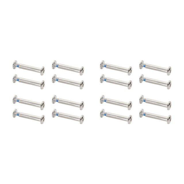 Eigraketly Tornillo de rueda 8X, pernos para patines, suministros de patinaje, tuerca de cabeza redonda, mano de obra fina, tamaño compacto, Como se muestra 3cm 2Conjunto
