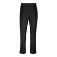 thumbnail image 3 of Men's Drawstring Linen-Blend Pant with Black Elastic Waistband,Men's Cotton Sweatpants Lounge Sweat Pants, 3 of 5