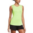 thumbnail image 2 of baleaf Women's Workout Tank Tops Sleeveless Running Athletic Shirts for Yoga Exercise Moisture Wicking Lime Green M, 2 of 6