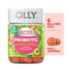 OLLY Extra Strength Probiotic Gummy Supplement, 6 Billion CFUs, 2 Probiotic Strains, 50 Count
