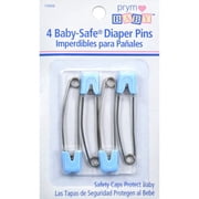Prym Baby-Safe Diaper Pins, 4 Pack