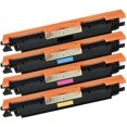 thumbnail image 1 of 1 Set of 4 Inkfirst Compatible Toner Cartridges Replacement for HP CF350A CF351A CF352A CF353A 130A Color LaserJet Pro M177fw, 1 of 1