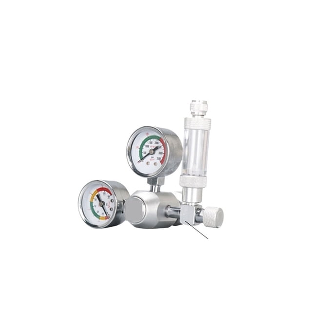 Régulateur de CO2 pour Aquarium DIY avec Électrovanne à Bulles Système d'Accessoires pour Aquarium Contrôle de CO2 Réduction de Pression, Installation Facile