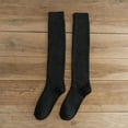 thumbnail image 3 of Mens Knee High Long Socks Thick Warm Breathable Soft for Winter Black, 3 of 8