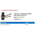 thumbnail image 2 of PCV Valve - Compatible with 2000 - 2002 Lincoln LS 3.0L V6 2001, 2 of 2