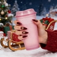thumbnail image 4 of 12-Pack 16oz Reusable Coffee Tumblers - BPA-Free PP Cups with Lids & Straws for Hot/Cold Drinks, Perfect for Party, Travel & Holiday Gifting, 4 of 9