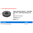 thumbnail image 2 of Engine Harmonic Balancer - Compatible with 1999 - 2004 Honda Odyssey 3.5L V6 2000 2001 2002 2003, 2 of 2