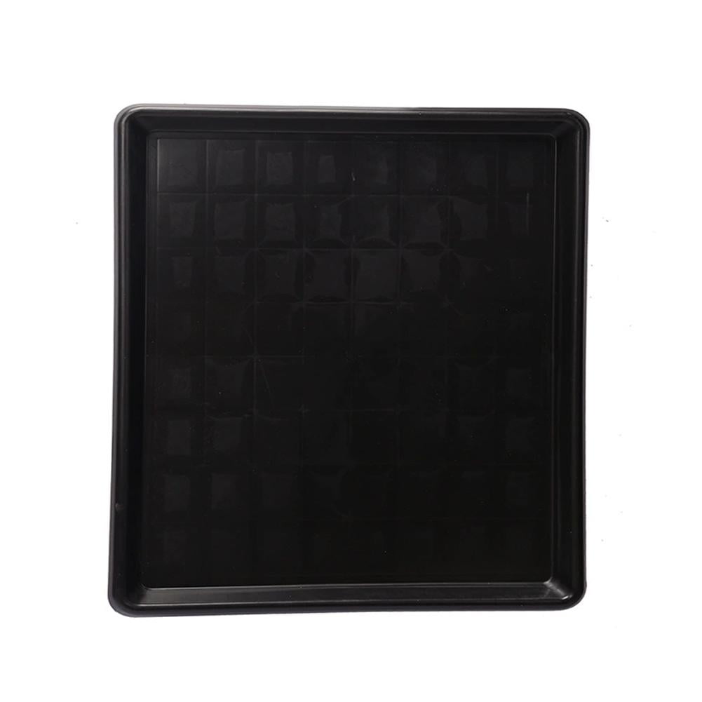 Agiufgs Dog Cage Plastic Tray 38x38 in, Standard Dog Cages, for Dog Crate Liner or Pet Feeding Station, Black