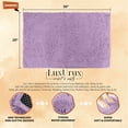 thumbnail image 2 of LuxUrux Lavender Microfiber Bath Rug, 20" x 30", Non-Slip, 2 of 9