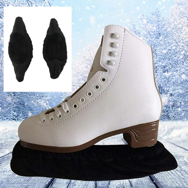 Lot De 3 Protège-lames De Patins à Glace – élastiques, Ajustables, Pour Hockey Et Danse – Noir