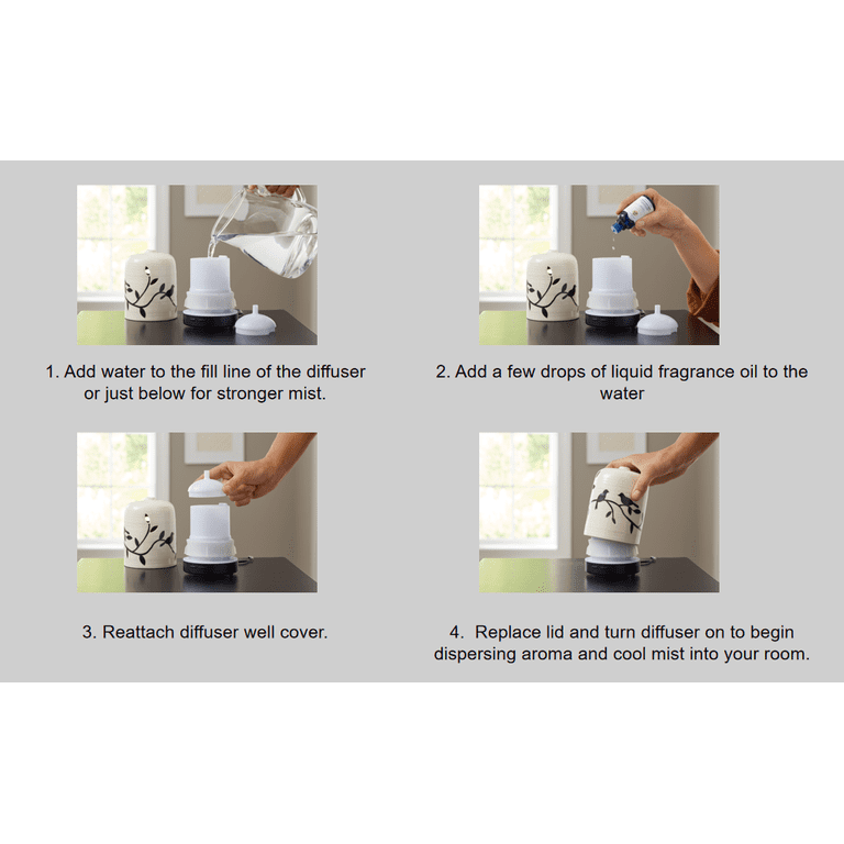 Better Homes & Gardens Mini Swirl Ultrasonic Oil Diffuser, 150mL photo 3