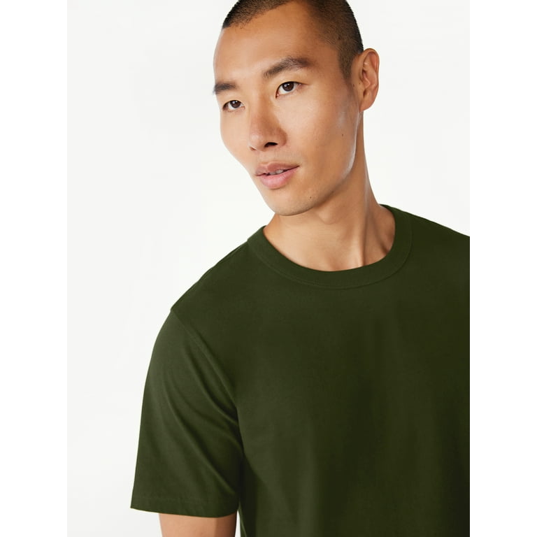 Free Assembly Men's Everyday Tee with Short Sleeves, Sizes XS-3XL