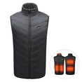 thumbnail image 2 of Heating Waistcoat Intelligent Thermostat Warm Stable Performance Men Women USB Heating Winter Vest for Parents,Black 2XL, 2 of 8