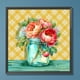 thumbnail image 1 of Cuadros Decorativos Kit de pintura de diamante de taladro redondo completo 5D DIY decoración del hogar de flores de maceta (QQ682) Wdftyju embutido en tela, 1 of 9
