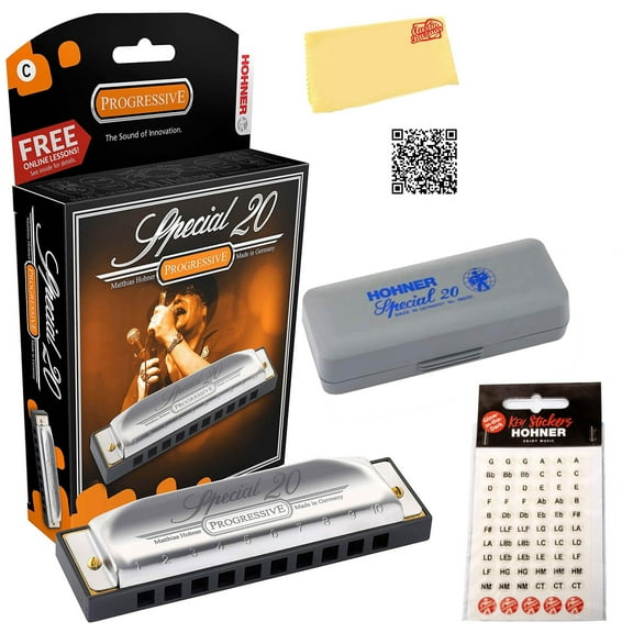 Hohner Special 20 Harmonica - Key of D w/ Key Stickers