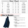 thumbnail image 3 of Penkiiy Cloak with Hood Men Clearance Men Patchwork Hooded Casual Party Retro Gothic Long Cloak Stage Outfit Red Cloak, 3 of 6