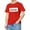 Red, variant on Girl Clothes Size 24 Months Long Sleeve Long Shirt Shirts For Teen Kids Girls Child Short Sleeve Prints T Shirt Trendy Girls Fans Present Tops