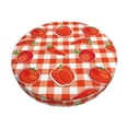 thumbnail image 6 of Uemuo Tomatoes And Chili Pattern Round Bar Stool Seat Covers Washable Stool Cushion Slipcover Elastic Bar Chair Covers-14 inch, 6 of 7