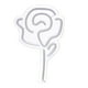 thumbnail image 5 of 1pc LED Neon Light Pink Flower Rose con letrero de pared de tallo verde para luz fría, arte de pared, decoración de habitaciones, decoración de fiestas y vacaciones: Alimentado por USB JAMW Sencillez, 5 of 5