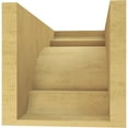 thumbnail image 4 of 8"W x 16"D x 8"H Wide New Brighton Rough Cedar Woodgrain TimberThane Corbel, Primed Tan, 4 of 6
