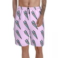 thumbnail image 1 of Holo Board Shorts Polyester Swimming Trunks Beach Pattern Men Swim Trunks, 1 of 5
